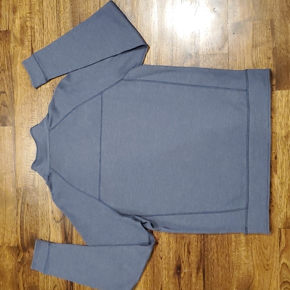 Womens Bahama Bay Club blue 1/4 zip pullover size M - Picture 4 of 4